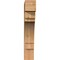 Ekena Millwork Merced Block Smooth Bracket, Western Red Cedar, 5 1/2"W x 28"D x 32"H BKT06X28X32MRC05SWR - alternate 3